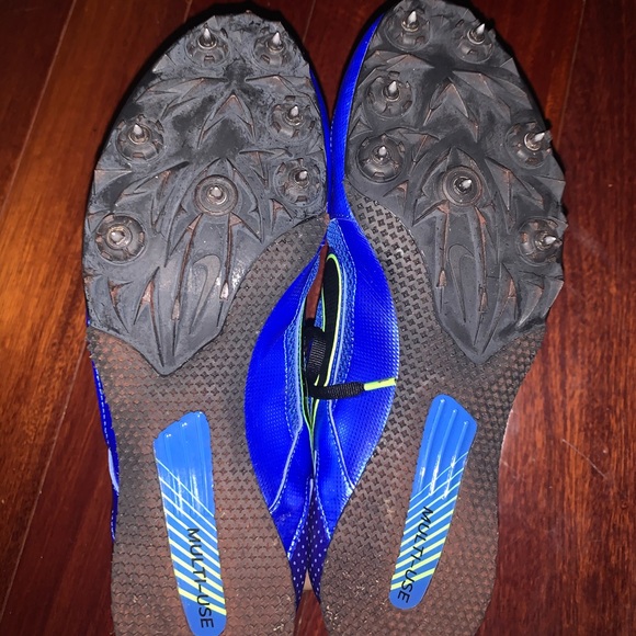 Nike Zoom Rival MD 6 Men's Blue & Black Cleats - Picture 7 of 7